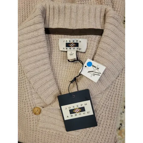 NWT Men's Joseph Abboud Wool Blend Pullover Sweater - Picture 4 of 6